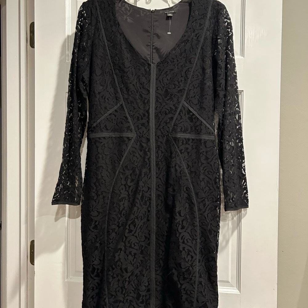 Elegant Black Lace Dress